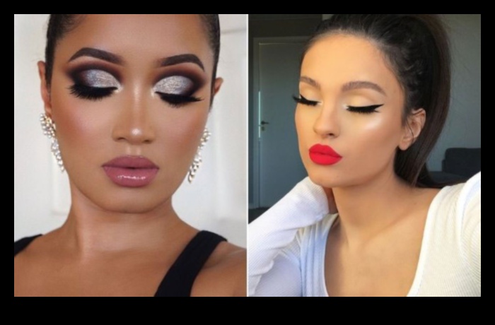 Glam and Glitter Vakara grima stilu ceļvedis 5 Mirdzums un mirdzums: dzirksti un spīdums vakara grima stilos