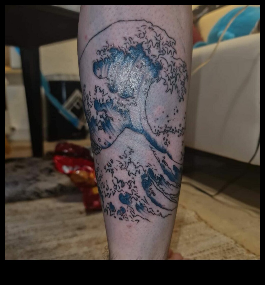 Skaistuma viļņi Iegremdējieties japāņu tetovējumu mākslas pasaulē 4 Skaistuma viļņi: ienirstiet Japānas tetovējumu mākslas okeānā