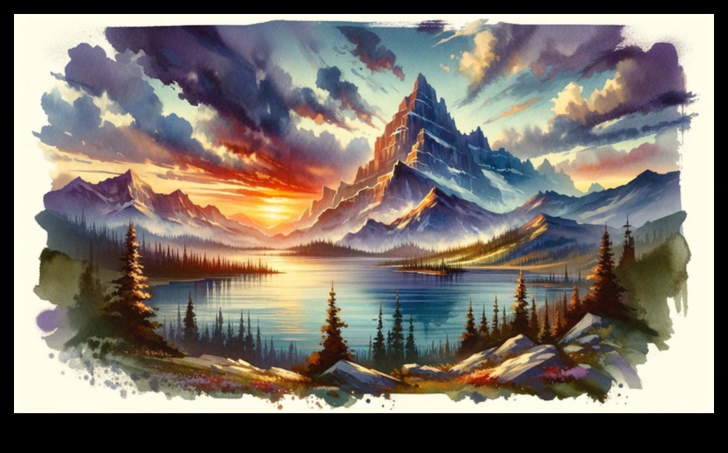 Elegance ar tinti: izpētiet akvareļu mākslas pasauli