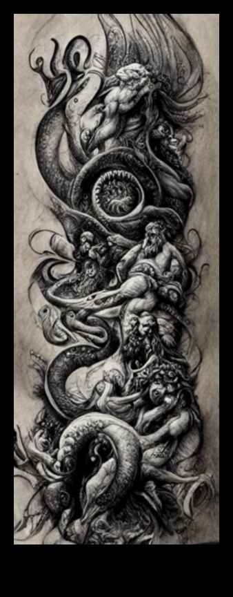 Tintes odiseja: Episkās pasakas, kas ilustrētas, izmantojot japāņu tetovējumu mākslu