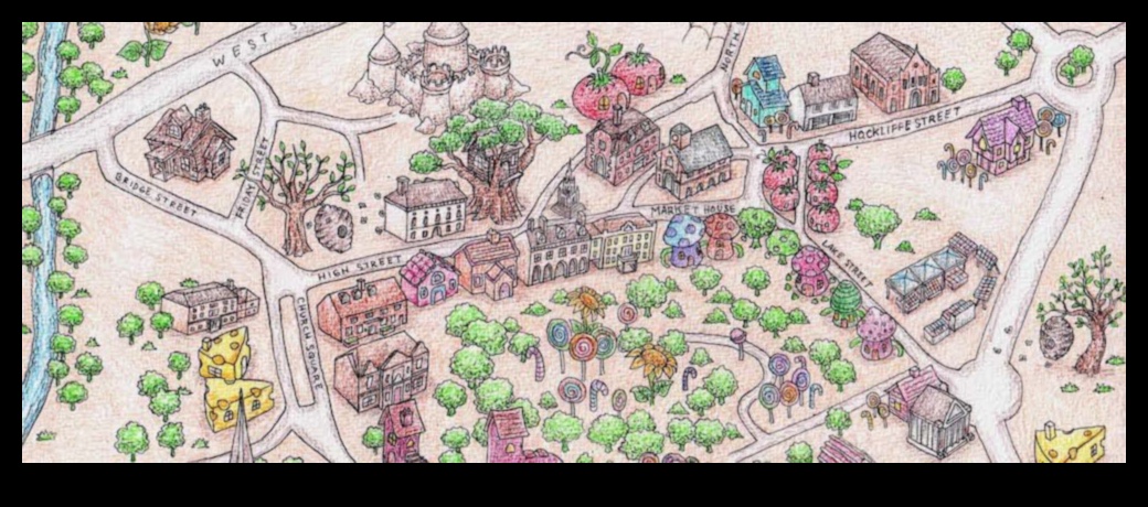 Mājas galvenās iezīmes: vietējo apskates vietu dārgumu karte