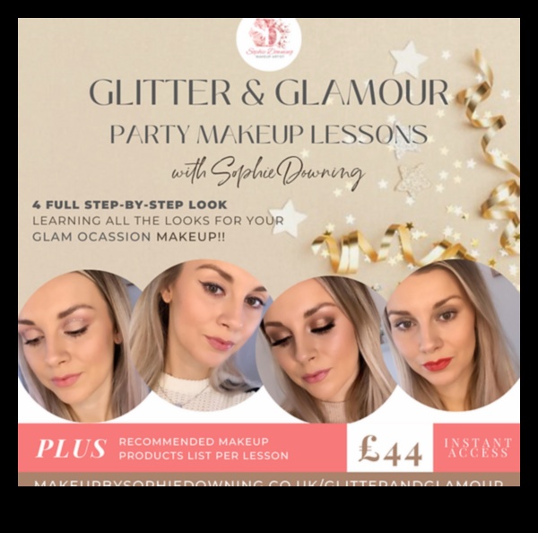 Gaismas, kamera, Glam Kā atraisīt ballīšu grima tehnikas spēku 3 Gaismas, kamera, Glam: ballīšu grima tehnikas spēka atraisīšana