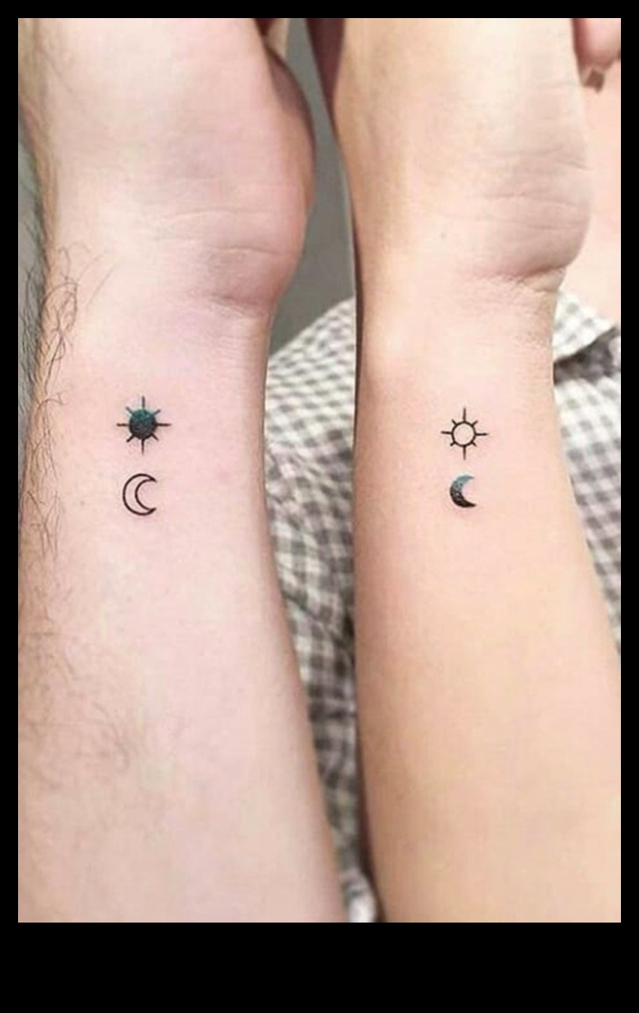 Simboliskās obligācijas Pāra tetovējumi, kas simbolizē mūžīgu mīlestību 4 Simboliskas saites: pāra tetovējumi, kas simbolizē mūžīgu mīlestību