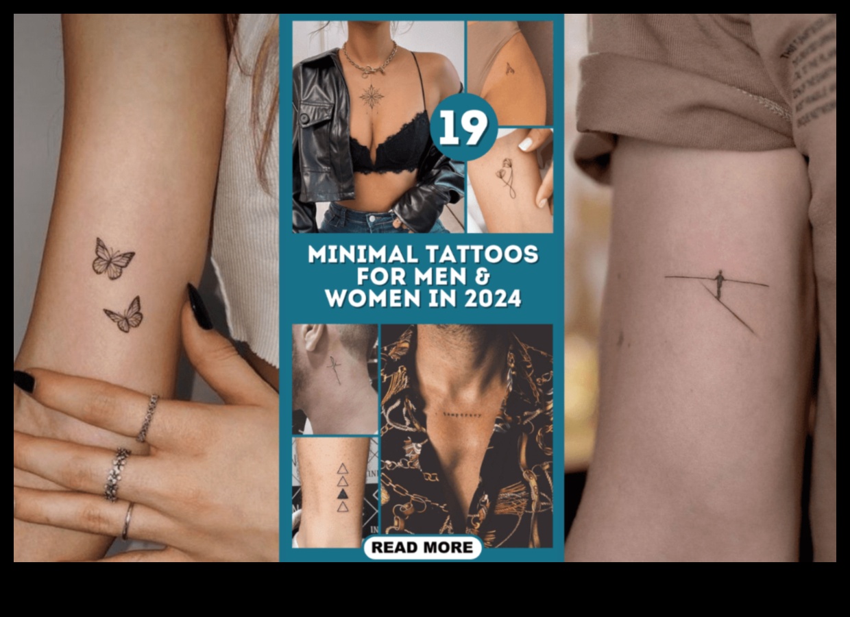 Plaukstas čuksti: minimālisma tetovējumi, kas runā