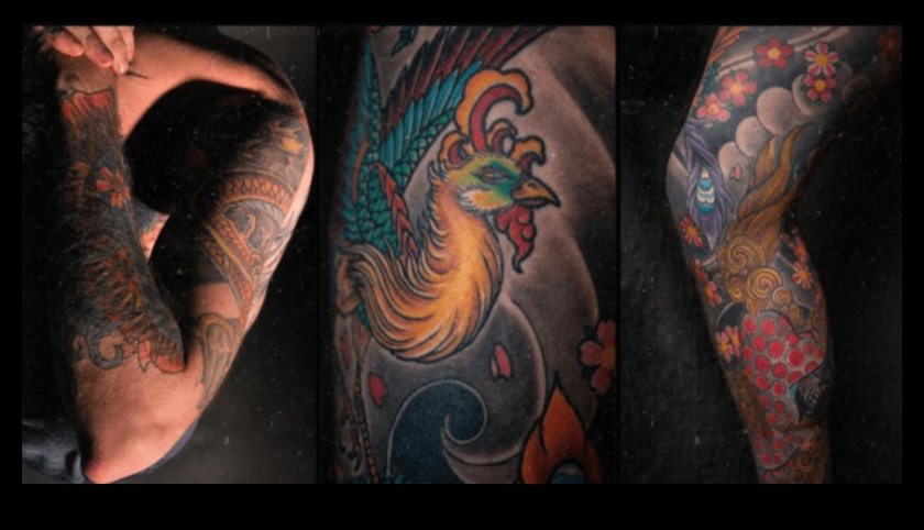 Spilgtas vīzijas: krāsainas un dinamiskas tetovējumu idejas