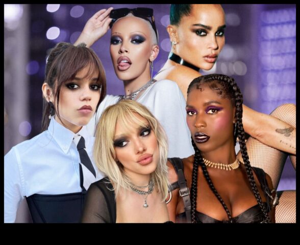 Glam un grunge, nervozi pavērsieni klasiskajos ballīšu grima stilos