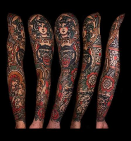 Tintes leģendas, tradicionālie tetovējumi, kas stāsta stāstus